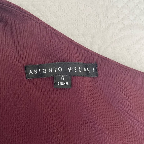 Jumpsuit, one shoulder with wide legs. Antonio Melani - Picture 2 of 8